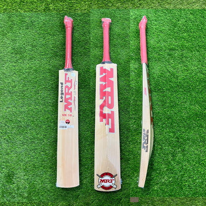 MRF Legend VK 18 1.0 English Willow Cricket Bat - Junior Size 4 (Four)