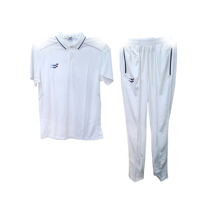 Sportiff White T-shirt & Trouser Set - Cricket Uniform