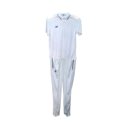 Sportiff White T-shirt & Trouser Set - Cricket Uniform