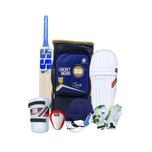 SS SKY Stunner Kashmir Willow Cricket Adult Kit 7 pc Set with Accessories