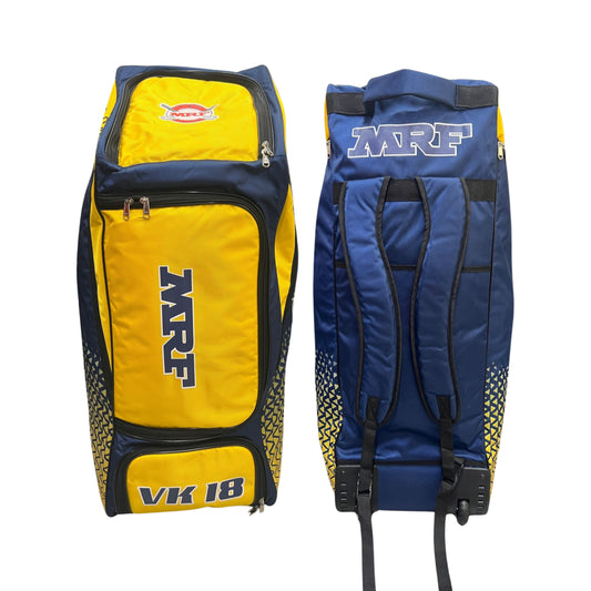 MRF VK 18 Senior Yellow Blue Cricket Kit Bag